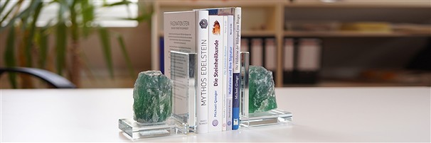 Buchstützen und Bücher mit Edelsteinen | Edelsteine, Heilsteine & Schmuck-Handel