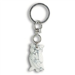 Stein-Schlüsselanhänger Eule | Mineralienhandel Edelsteine, Heilsteine & Schmuck
