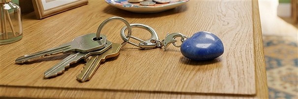 Stein-Schlüsselanhänger Herz | Mineralienhandel Edelsteine, Heilsteine & Schmuck