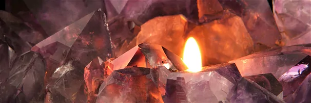 Tea lights and gemstone lamps | minerals trade - gems, healing stones & jewelry