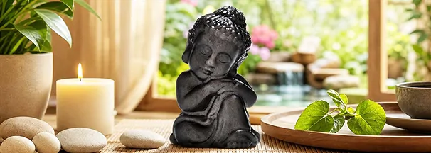 Angeli custodi e Buddha in pietre preziose | grossista gemme e pietre curative