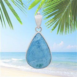Pendant with Larimar | Marco Schreier wholesale - gems, healing stones & jewelry