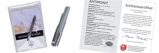 Minerals with certificate in Pouch | wholesaler gems, healing stones & jewelry