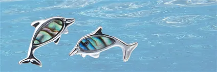 Ohrstecker mit Paua Muschel | Mineralien-Handel Edelsteine, Heilsteine & Schmuck