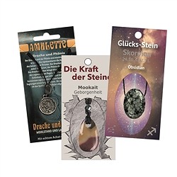 Ciondolo a forma di simbolo realizzato con pietre preziose e peltro | Marco Schreier