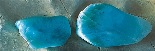 Larimar perforato | Schreier fornitori all'ingrosso - pietre preziose e curative
