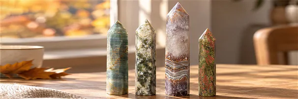 Pizzo, obelisco, torre di cristallo | Gemme Schreier, pietre curative e gioielli