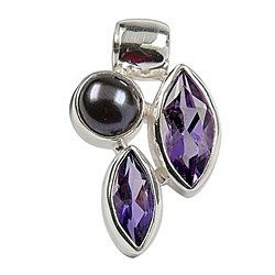 Gioielli in argento con ametista | Gemme Schreier, pietre curative e gioielli