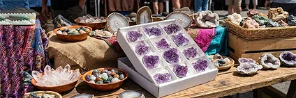 Kartons und Flats mit Amethyst | Großhändler Edelsteine, Heilsteine & Schmuck