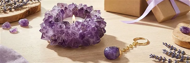 Cadeaux en améthyste | Pierres précieuses, pierres thérapeutiques & bijoux