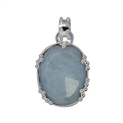 Aquamarine jewelry and stone parts | wholesaler gems, healing stones & jewelry
