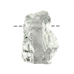 Gebohrte Steinteile Bergkristall | Großhändler Edelsteine, Heilsteine & Schmuck