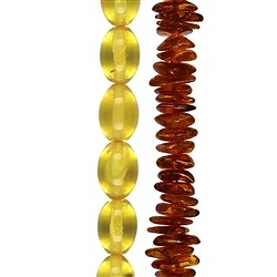 Stränge aus Bernstein | Schreier Großhändler Edelsteine, Heilsteine & Schmuck