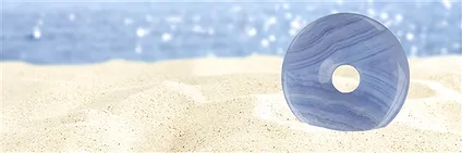 drilled chalcedony and donuts | minerals trade - gems, healing stones & jewelry