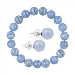 Jewelry with chalcedony | wholesaler - gems, precious & healing stones, jewelry