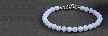 Joyas con calcedonia | Schreier piedras preciosas, piedras curativas y joyería