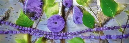 Charoïte (violet) | Schreier pierres précieuses, pierres thérapeutiques & bijoux
