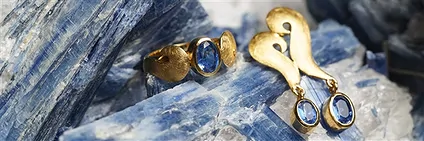 Disthen (Kyanit) | Blauer Cyanit Trommelsteine & Schmuck