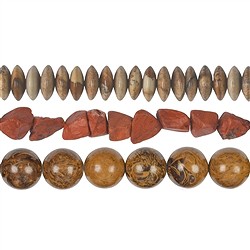 Fili di gemme di diaspro | Ingrosso Schreier; gemme, pietre curative e gioielli