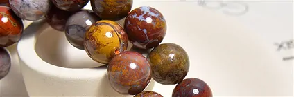 Edelsteinstränge aus Jaspis | Mineralien-Handel Edelsteine, Heilsteine & Schmuck