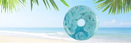 Pièces en pierre percées & donuts Larimar | Marco Schreier