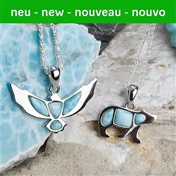 Neuheiten aus Larimar | Schreier Großhändler Edelsteine, Heilsteine & Schmuck
