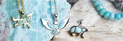 Neuheiten aus Larimar | Schreier Großhändler Edelsteine, Heilsteine & Schmuck