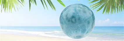 Eggs, Balls, Tumbled Stones Larimar | wholesaler gems, healing stones & jewelry