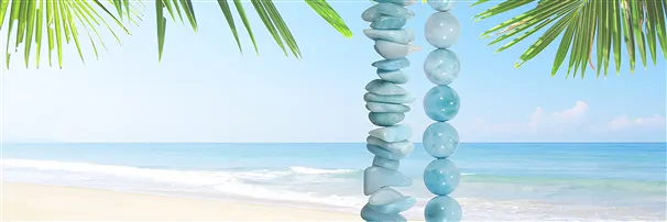 Kettenstränge Larimar | Schreier Großhändler Edelsteine, Heilsteine & Schmuck