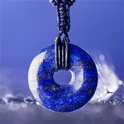 Drilled stones and Lapis Lazuli donuts | Schreier gems, healing stones & jewelry