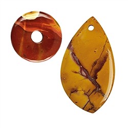 Donuts & pièces en pierre percées Mookaïte | Marco Schreier