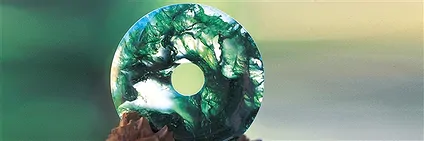 Stein des Monats September: Moosachat | Edelsteine, Heilsteine & Schmuck-Handel