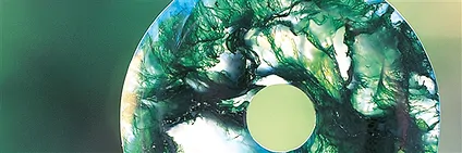 Bijoux & pièces en pierre percée Agate mousse | Marco Schreier