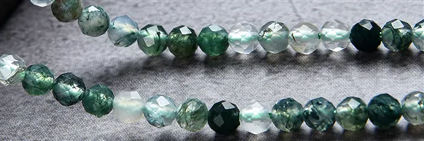 Moss Agate gemstone strands | Schreier wholesale; gems, healing stones & jewelry