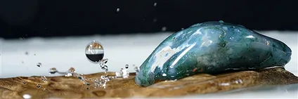 Masaje bienestar y piedras preciosas Ágata musgo | Marco Schreier