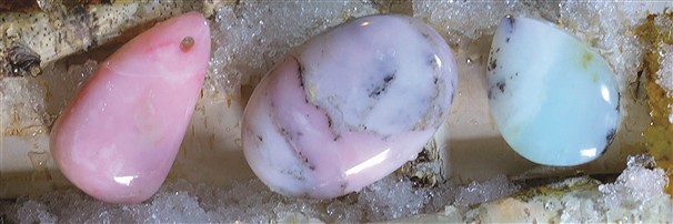 Gebohrte Steinteile und Donuts Opal | Schreier Edelsteine, Heilsteine & Schmuck