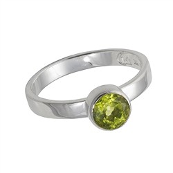 Silver rings with Peridote | minerals wholesale - gems, healing stones & jewelry