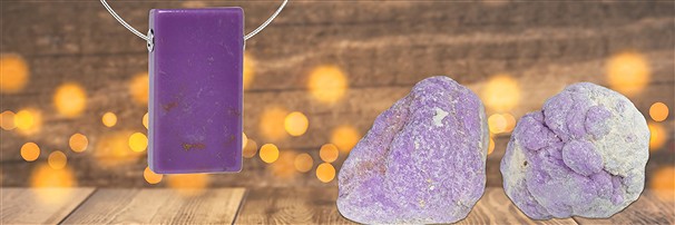 Phosphosiderite (purple-violet) | wholesaler gems, healing stones & jewelry