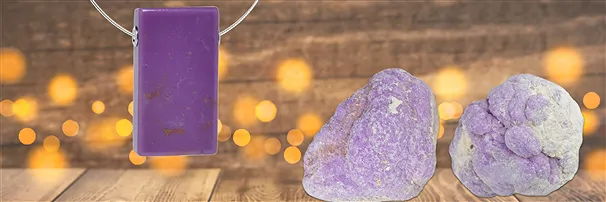 Phosphosiderite (purple-violet) | wholesaler gems, healing stones & jewelry