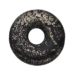 Pyrite in slate from Thuringia | minerals trade - gems, healing stones & jewelry