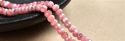 Cadenas de Rodocrosita | Schreier piedras preciosas, piedras curativas y joyería
