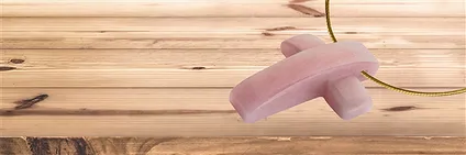 stampi forati e parti in pietra quarzo rosa | grossista gemme e pietre curative