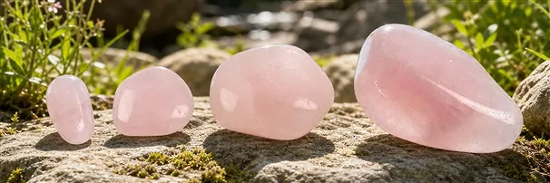 Piedras en bruto y Piedra rodada Cuarzo rosa | Marco Schreier