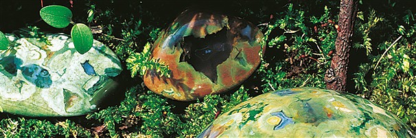 Rhyolite - Toutes les couleurs | Donuts, Rangs de colliers & Palmiers