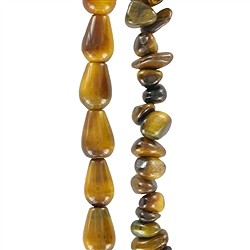 Tiger's Eye chain strands | Schreier - wholesaler gems, healing stones & jewelry