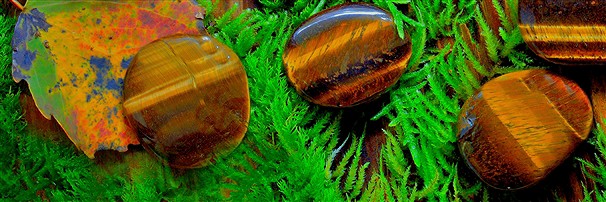 Occhio di tigre burattato e Pietra disco | grossista gemme e pietre curative