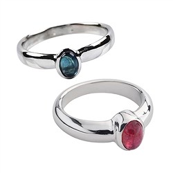 Anelli in tormalina | Schreier - grossista di gemme, pietre curative e gioielli