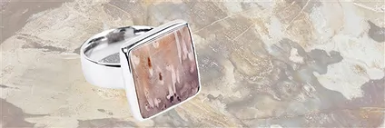 Anillos de madera petrificada | piedras preciosas, piedras curativas y joyería