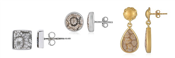 Earrings and more jewelry with coral | wholesaler gems, healing stones & jewelry