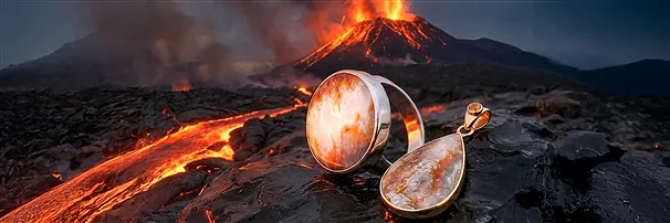 Schmuck vom Ring of Fire in Indonesien | Edelsteine, Heilsteine & Schmuck-Handel